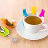 Silicone Rabbit Tea Bags Holder Hanging Cup Clip Bar Diffuser Tools Home Supplies 5 colors