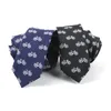 Bow Ties Herren Krawatte Polyester Silk Fahrrad-Garnfärbungsfärbung Jacquard Schmale Version 5cm Casual Bankett Hemd Anzug Krawatte Geschenk für Menbow