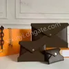 3pcs/1Set Kirigami 3 in 1 Kupplungsbeutel alte Musterumschläge Satchel Chain Crossbody Bag Qualitat Hardware Designer Handtaschen Handtaschen