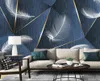 wallpaper mural Custom background feather modern geometric relief simple wall papers home decor living room bedroom 3d wall sticker