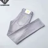 Роскошные легкие европейские джинсы модных брендов для молодых мужчин корейский случайный тонкий эластичный хлопок Простой весна и лето тонкие