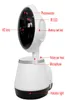 V380 Baby Monitor Phone APP HD 720P Mini IP Wifi Cameras Wireless P2P Security Camera Night Vision IR Robot Support 64G