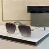 AA Dita Mach Six Gafas de sol de diseñador limitadas Hombres Marco de metal chapado Un espejo Gafas de sol de estilo empresarial para mujeres Caja original clásica