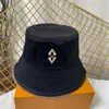 Designers bucket hat solid color letter embroidery sun hats fashion casual couple caps temperament hundred travel seaside beach hat very nice