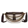 Kette Design Taille Taschen Weben PU Leder Fanny Pack Für Frauen Mode Luxus Damen Schulter Umhängetasche Brust Tasche 220609