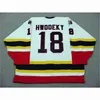 C2604 Mit Barrie Colts 18 Rick Hwodeky 5 Cation 24 Fab Ricci 32 Smith 44 Crombeen Mens Womens Youth cusotm any name any number Hockey Jerseys