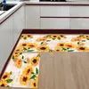 Tapis moderne anti-dérapant cuisine tapis tournesols maison entrée paillasson balcon salon tapistapis