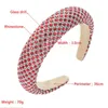 Fashion Women's Hair Accessories Full Luxurious Rhinestone Paved Headband Wide Side Baroque Hairband Adult