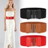 Belts Waist Women Skinny Elastic Ceinture Fashion Lady Stretch Leather Wide Belt Dress Adornment For Femme WaistbandBelts Donn22
