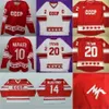 VIPCEOMIT 1980 CCCP Russia Hockey Jersey 10 Alexander Maltsev 14 Zintetula Bilyaletdinov 20 Vladislav Tretiak Jerseys Jerseys Mix Comervintage