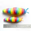 Articulated Finger Slug Fidget Sensory Toys 3D Stretch flexibel larv