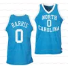 A3740 Custom NCAA North Carolina 23 Michael Blue Heritage Road Jersey Anthony Harris Armando Bacot Leaky Black Vince Carter R.J. Davis Charlie