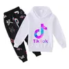 Tiktok Tik Tok Tok Fashion Dasual Wear Woy Boys 'and Girls' Sweater   Disual Pants Set III X547