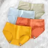 3 PCs/conjunto Cotton Briefs Roupa Mulheres calcinhas sem costura Midadas no meio do arranha