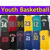 Basketbol Formaları 1 Harden Embiid 30 Curry 1 Hardaway 34 Antetokounmpo 12 Morant 3 Iverson Stitched Youth Kids beden S M L XL