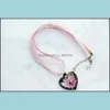 Pendant Necklaces Pendants Jewelry 6Colour Glass Inner Flower Mix Color Beauty Heart Murano Lampwork Neckl Dhyod