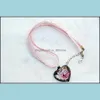 Pendentif Colliers Pendentifs Bijoux 6 Couleur Verre Intérieur Fleur Mélange Couleur Beauté Coeur Murano Lampwork Neckl Dhyod