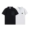 Letnie męskie markowe koszulki polo moda męska klasyczne topy luksusowe litery jednokolorowe t-shirty odzież ubrania koszulki z krótkim rękawem