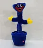 Оптовые электрические говорящие плюшевые игрушки скручивают захватывающие кактусы, поющие и танцующие очаровательные кальмары Барбари Фиговые подарки Детские игрушки