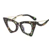 Fashion Cat Eye Glasses 2022 Women Men Designer Irregular Computer Optical Glasses Female Sexy Small Frame Eyewear L220801