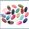 Pedras de pedra solta j￳ias naturais 15x30mm ovo forma opal rosa