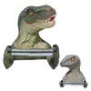 Kreative Dinosaurier Badezimmer Aufbewahrung Toilettenpapierhalter Rack Roll Barrel Punching Tissue Box 220611