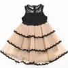 Layered Teenage Girl Summer Dresses Size 12 8 10 Toddler Party Dress Girl Lace Tulle Patchwork Formal Clothes Age G220428