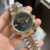 Sapphire Mirror Glass Glass Watch Mechaniczna najwyższej jakości 3A Jakość 904L zegarków ze stali nierdzewnej