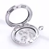 20PClot Crystal Horseshoe Charm Floating Locket Charms Passar för magnetiska minne Levande skåp som smycken tillverkning2695842