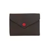 5A femmes portefeuilles porte-carte concepteur classique en cuir court sac à main enveloppe-style portefeuille porte-cartes de crédit 10 couleurs