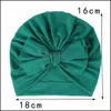 Candy Colors Kids Bow Hat Solid Färg Beanie Virka Tjejer Söt Ny Born Cap Drop Leverans 2021 Kepsar Hattar Tillbehör Baby Maternity W0kq