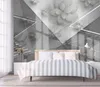 3D papel de parede mural construção geometria papel parede 3d foto murais para sala de estar quarto de tv fundo wallpapers home decor adesivos