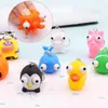 DHL Nieuwe Spot Cartoon Animal Squeeze Anti-stress speelgoed Boom Out Eyes Doll Stress Relief Key Chain Animal Blind Box Toosty Figure
