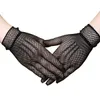 12Pair zomer UV-Proof Rijhandschoenen Mesh Fishnet Mittens Full Finger Girls Lace Fashion Gloves