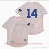 영화 빈티지 야구 유니폼을 입는 스티치 14 Erniebanks 모든 스티치 이름 번호 멀리 통기성 스포츠 판매 고품질 저지