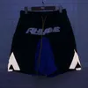 Rhude Designer Reflective Shorts Hip-hop Black Blue 1 1 High-quality Rhude Mens Yellow Drawstring Zip Pocket Y200831 high-quality