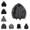Hombres Invierno ropa exterior de parkas camuflage clásico para mujeres casuales chaquetas abrigos al aire libre