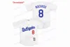 Xflsp Hommes 22 Kershaw Los Angeles Throwback Baseball Jersey Couleur Blanc Gris Bleu Noir 100% Cousu Taille S-3XL Maillots Vintage