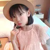 High quality Baby Girls Chiffon Dress Summer Kids Girl Beaded Princess Party Dresses Children039s Pink Tutu Clothing180I5555692