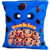 A Bag of Cookies Plush Toys Mini Animals Biscuit Balls Doll New Cartoon Stuffed Soft Snack Puff Pillow Birthday Christmas Gift J220704
