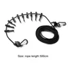 5m Hanging Rope Camping Accessories Multi-purpose Clothesline Adjustable Anti-slip Canopy Hanging Rope Outdoor Tool 0622