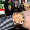 Męskie zegarek Wodoodporne zegarki modowe 42 mm wyposażone w japoński wielofunkcyjny ruch kwarcowy Montre de lukse Lady Business