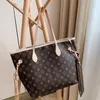 2pcs High quality women Stuff Sacks handbags ladies designer composite bags lady clutch bag shoulder tote female purse wallet loui274p