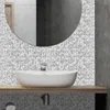 Benice Peel e Stick Wall Stick Stick Tile Hexagon Mesaic Mosaic Tile Diy Decoration for Kitchen Home 5 folhas