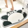 Tapis de bain antidérapant tapis Nappa absorbant sol pour salle de bain dessin animé Panda motif zone salon toilette coussinets 220504