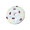 Kleurrijk roken pyrex dik glas donut donut vorm pijpen filter hoogwaardige handgemaakt draagbare droge kruiden tabak sigarettenhouder tips buis dhl