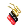 Smart Power Plugs 10-Pair 2mm Banana Plug Pin Screw Type Audio Speaker Cable Connector Copper Gold PlatedSmart