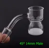 Vetenskaplig gemensam 25mm XL Quartz Banger Nail Smoke Tillbehör 10mm 14mm 18mm Man Kvinna För Glas Vatten Bongs Dab Rigs