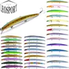 Vente 1 pièces 18cm 24g gros poisson long vairon pêche en mer leurre appât 3D yeux crochets forts leurres pour la pêche en mer 220726