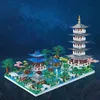 5186PCS中国の建築マイクロビルディングブロックタワーウェストレイクツリーdiyダイヤモンドレンガlightおもちゃのためのおもちゃ大人ギフト220601